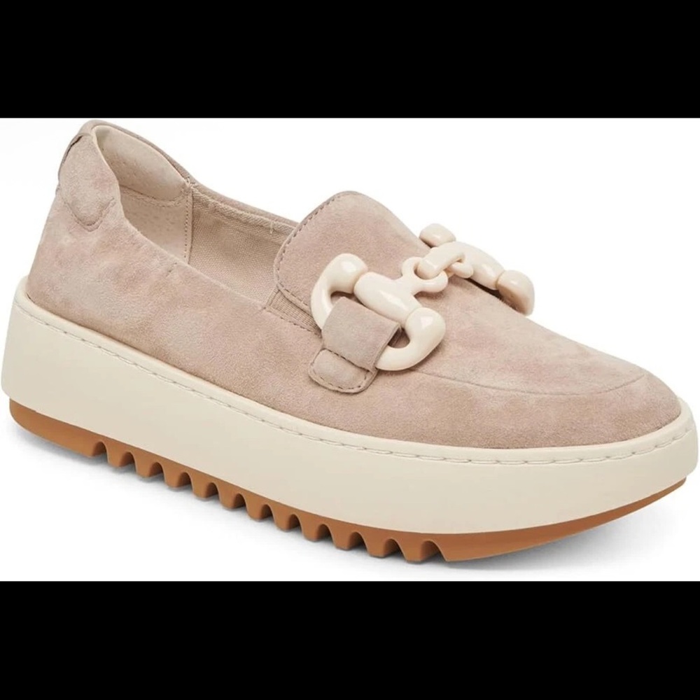 NEW Women's Dolce Vita‎ Andres Suede Loafer in Taupe Shoes Size 10